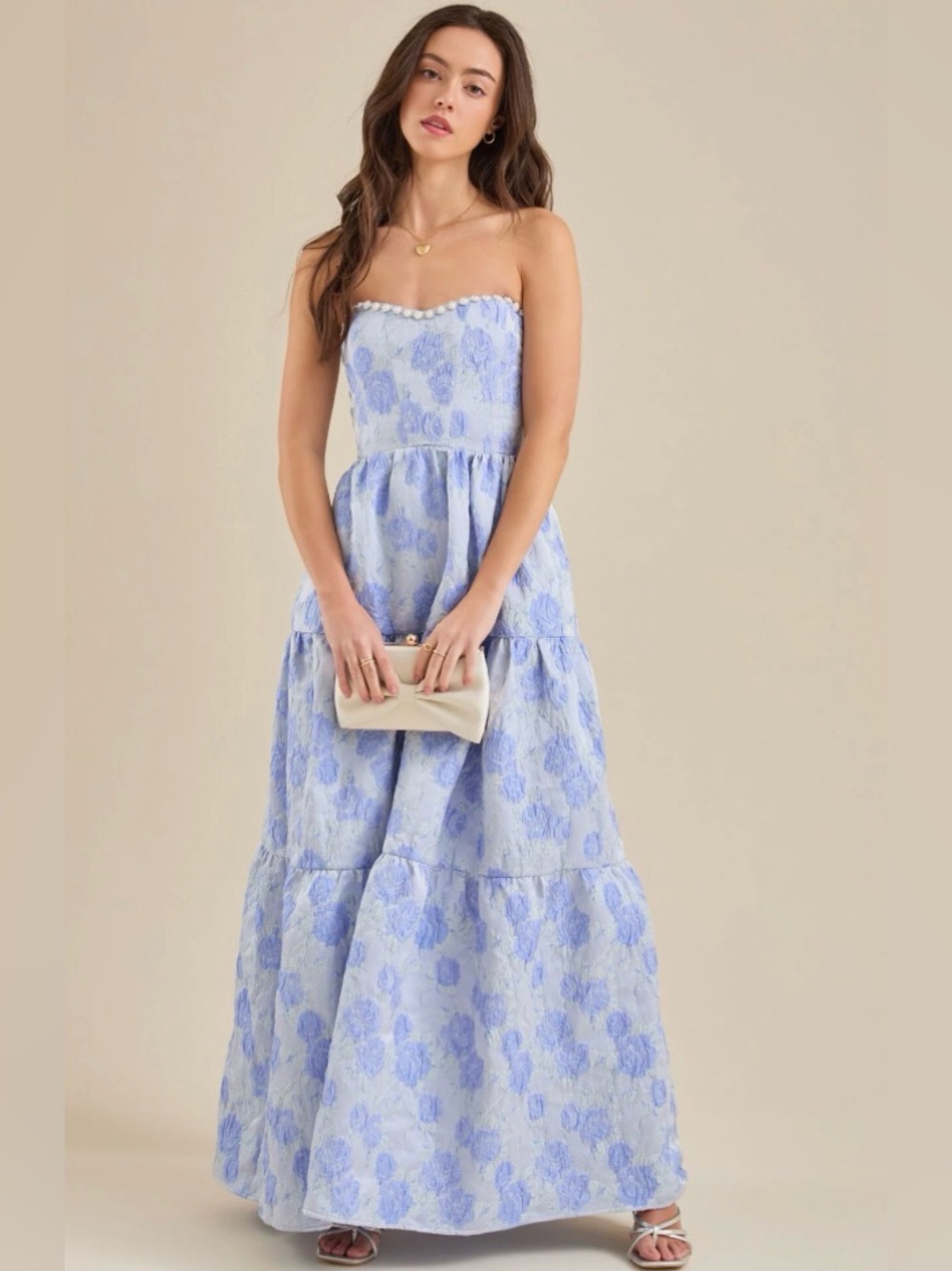 Altar'd State Skye Floral Maxi Dress NWT
